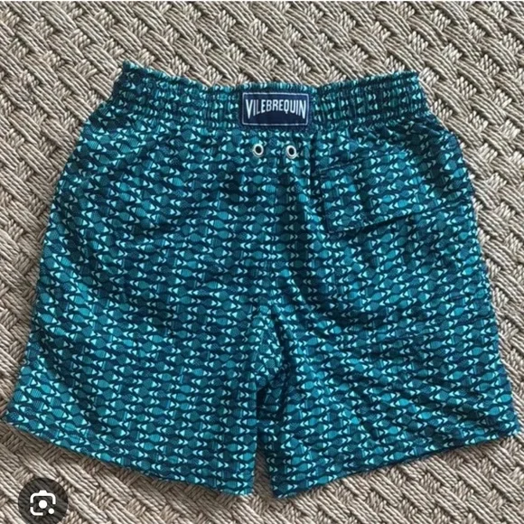 Vilebrequin Geometric Blue Swim Trunks - Picture 4 of 5